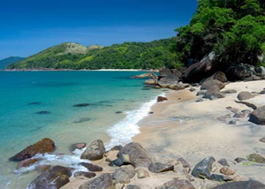 Praia Centro Sul em Ubatuba