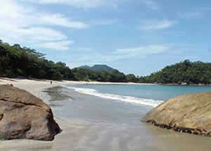 Praia Dionísia em Ubatuba
