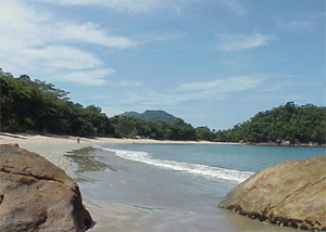 Praia Domingas Dias em Ubatuba