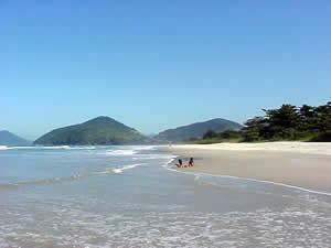 Praia de Itapecirica em Ubatuba