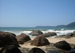 Praia do Saco da Mãe Maria em Ubatuba
